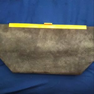 KHAITE Clutch Blue Grey